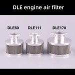 DLE60/111/120/170 motore filtro aria grande RC Drone elicottero motore filtro filtro filtro in acciaio inox